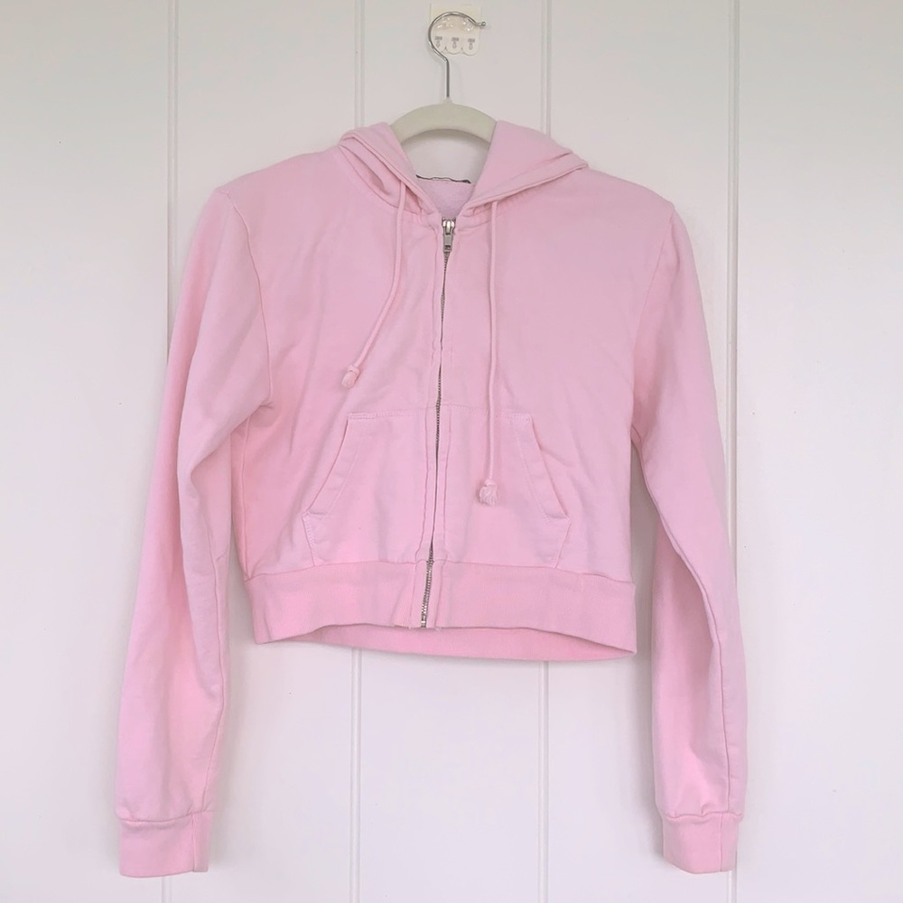 Brandy Melville Cropped Hoodie